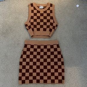 Princess Polly 2 piece skirt set